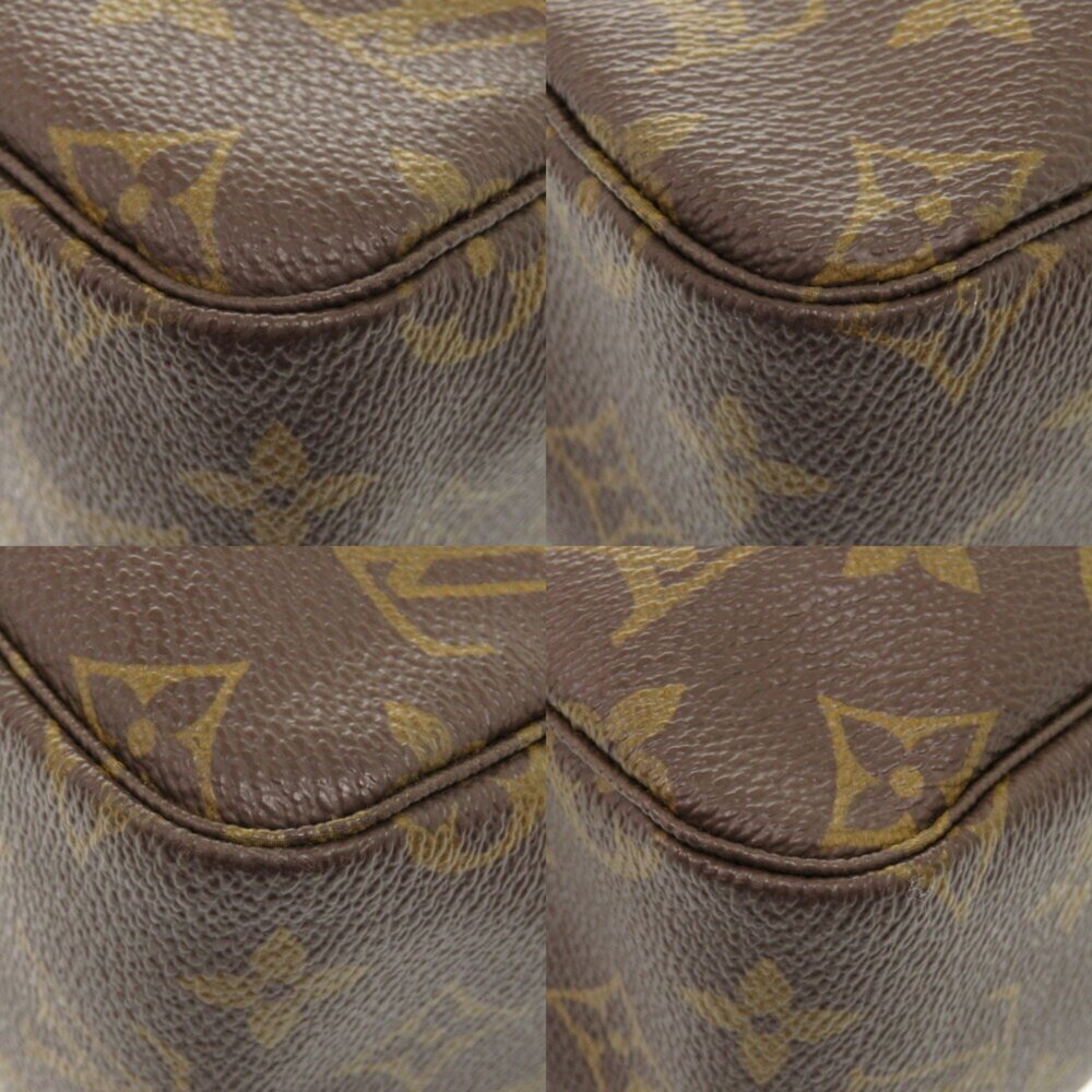 LOUIS VUITTON Authentic Brown Monogram Pouch - Picture 5 of 9